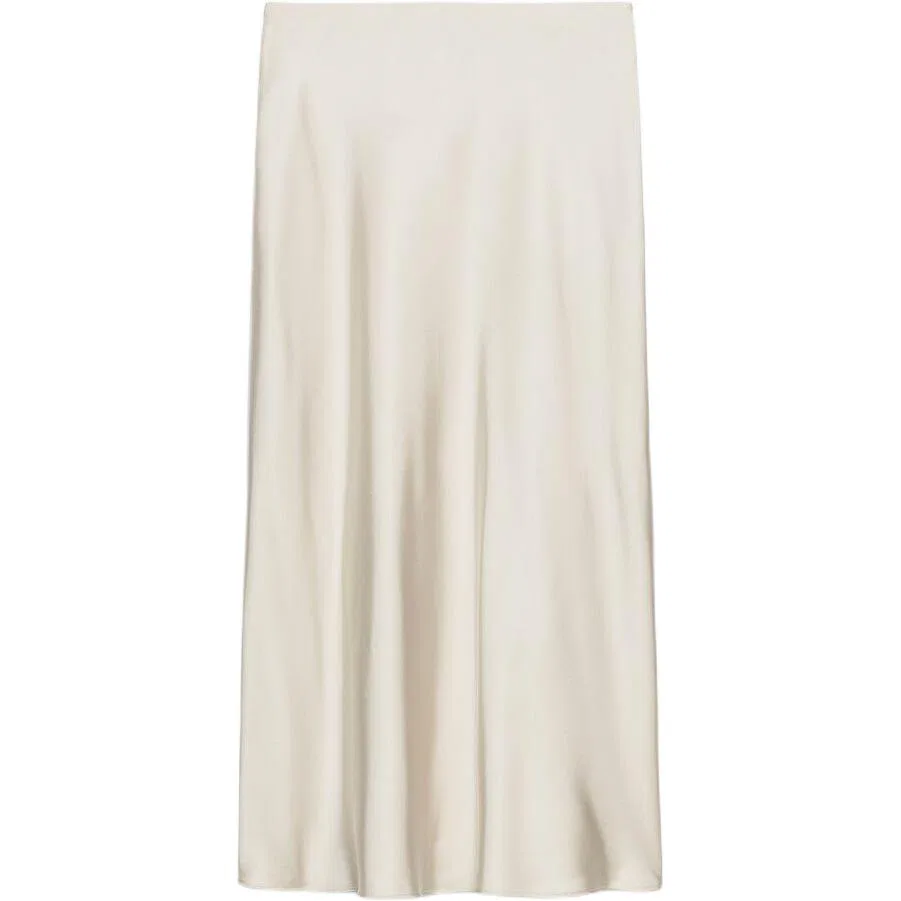 Женская длинная юбка Casual Ice White ZARA, Ice White — фото 3