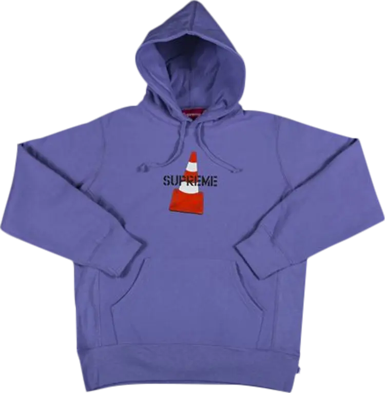 

Толстовка Supreme Cone Hooded Sweatshirt 'Violet', фиолетовый