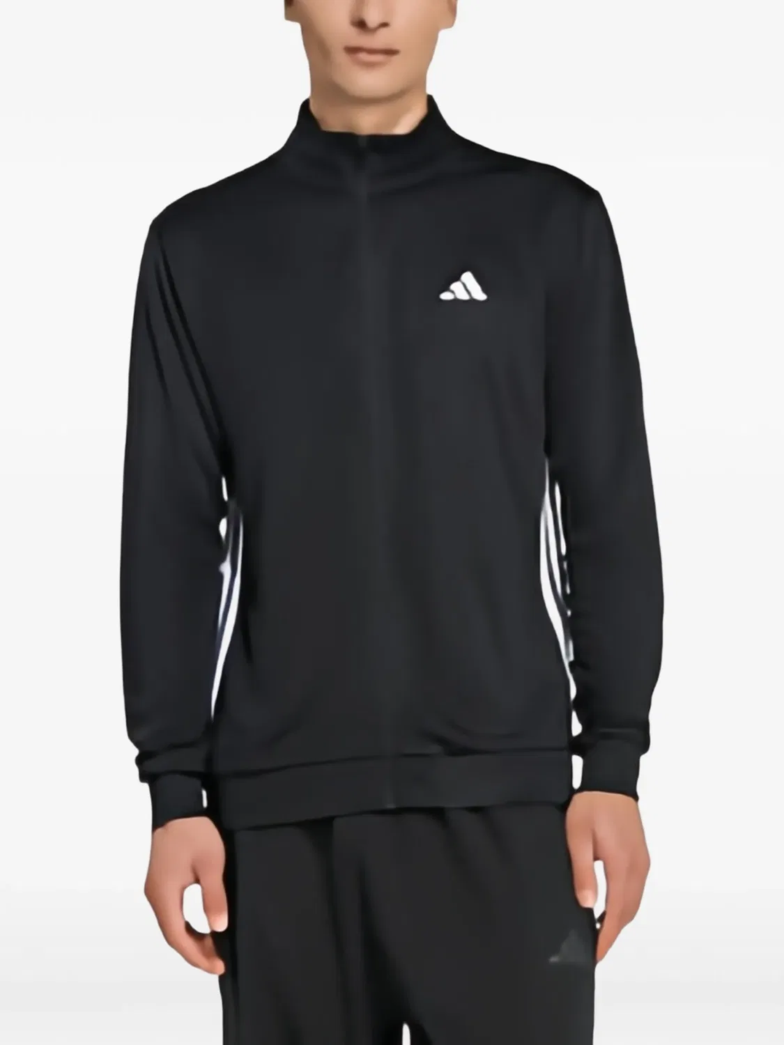Олимпийка Workout Essentials с тремя полосками Adidas, черный