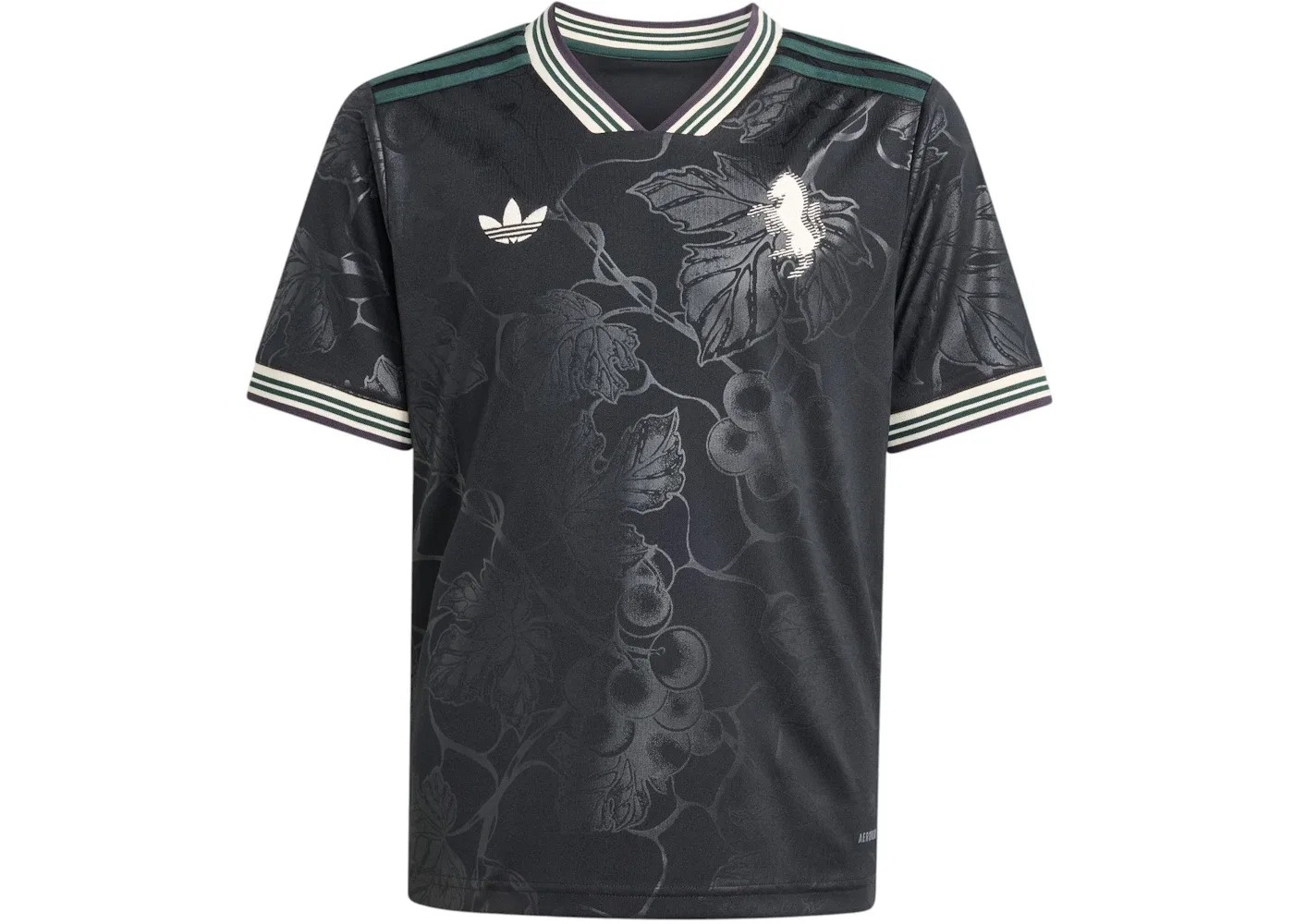 Детская футболка-джерси Juventus 25/26 Third Jersey Adidas, Black/Ecru Tint
