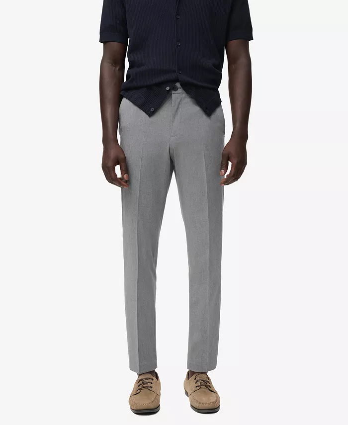 

Мужские брюки Bologna Slim-Fit Comfort-Stretch Mango, серый