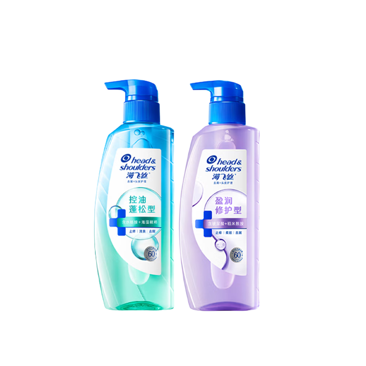 

Head&Shoulders шампунь для лечения перхоти и ухода за кожей головы, придающий объем и пышность, очищающий Maris Sal, 670г+670г/360г+360г Head & Shoulders, two-piece set: qingyun shampoo 360g+ziyun shampoo 360g