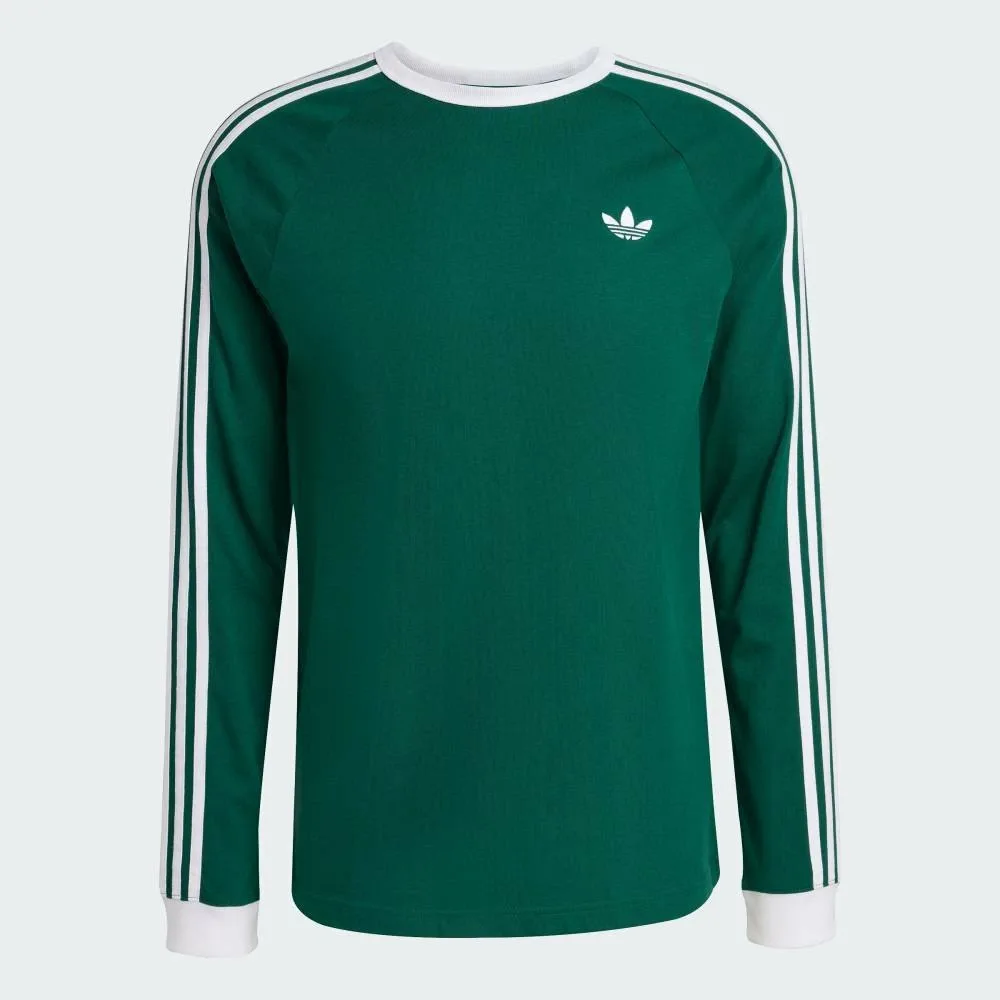 Футболка с длинным рукавом с тремя полосками Adidas, green — фото 4
