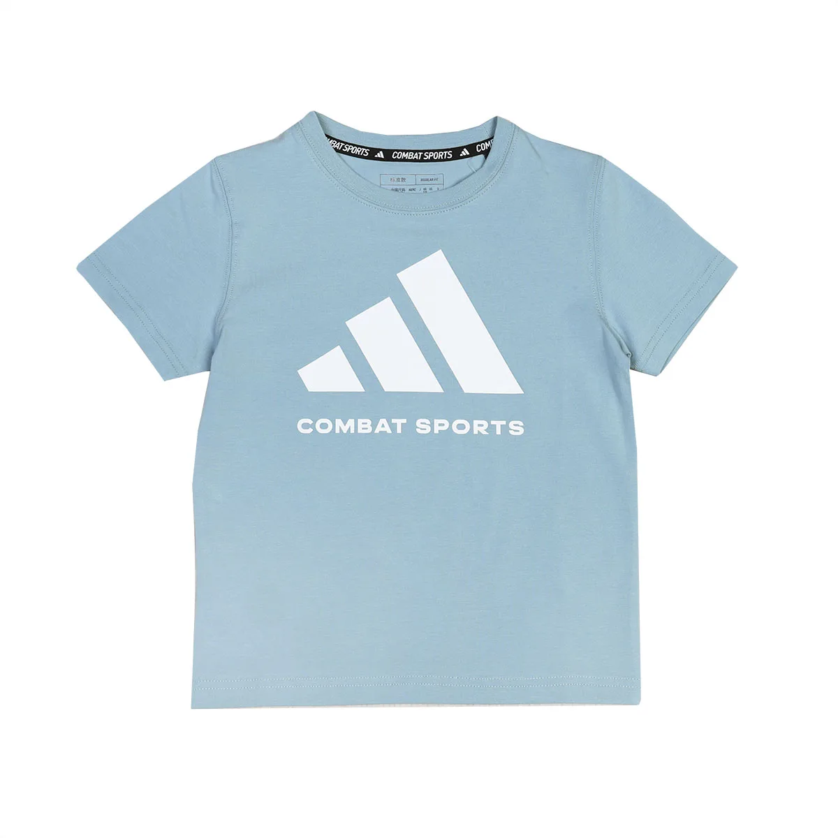 Футболка Casual с коротким рукавом Adidas, aqua зеленый/белый