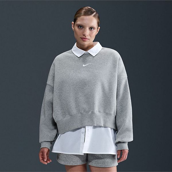 

Женский оверсайз свитшот с фениксом Nike, Dark Grey Heather