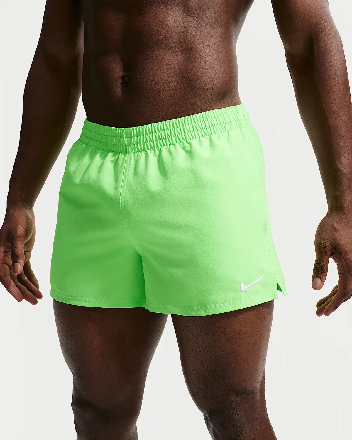 Мужские плавки Nike Swim Breaker Essential 3" с подкладкой, Voltage Green — фото 2