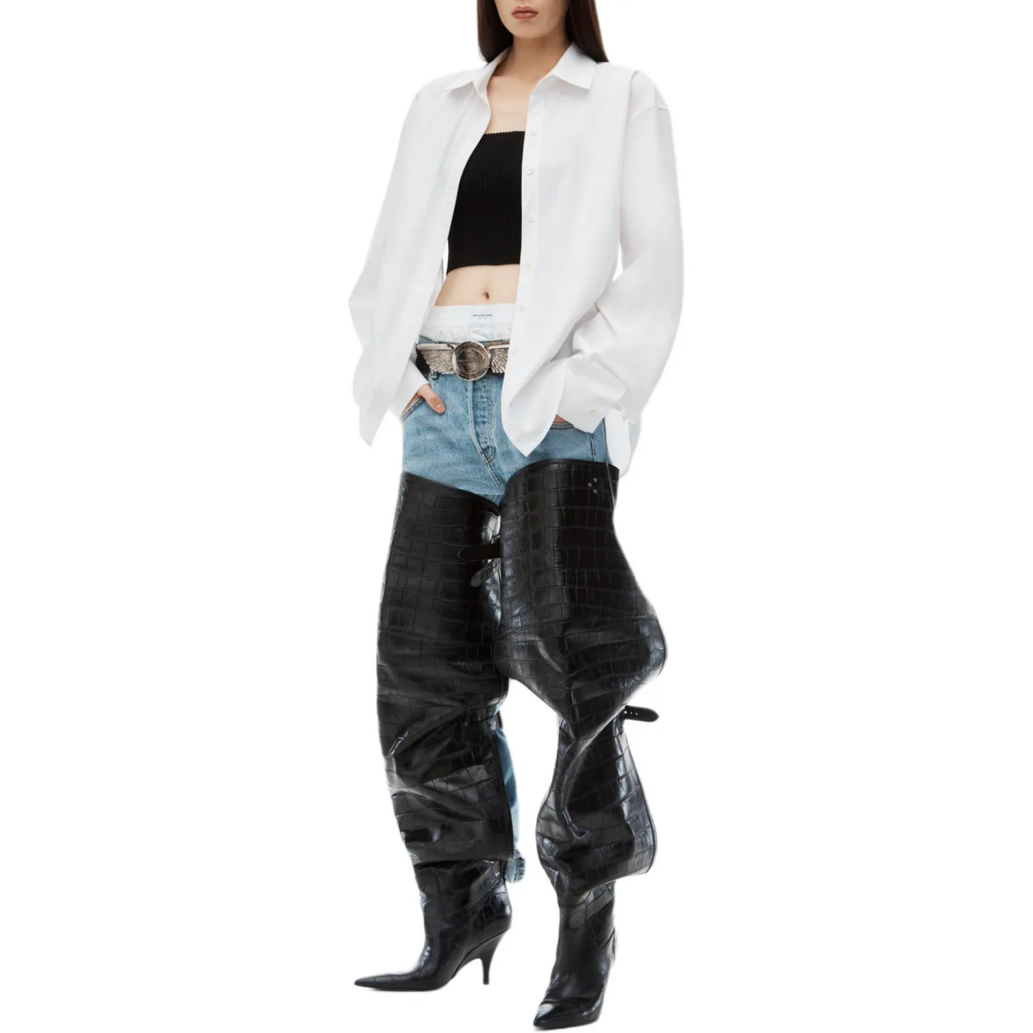 Предварительно собранный комплект из двух предметов Alexander Wang, белый — фото 4