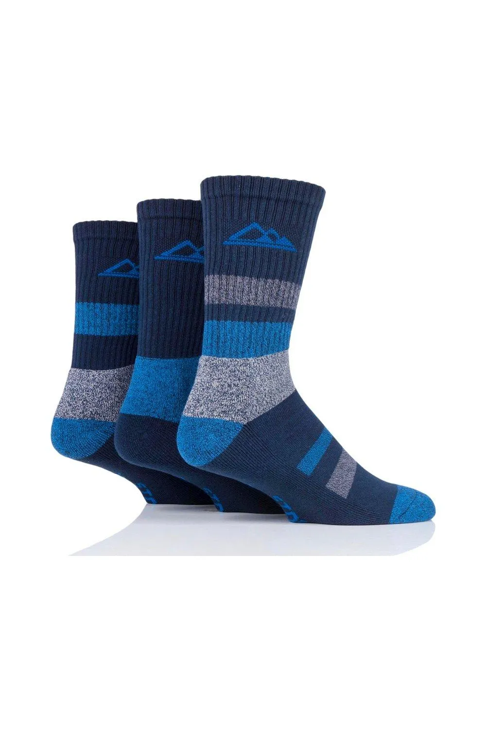 

3 пары носков в полоску SOCKSHOP Storm Bloc, синий