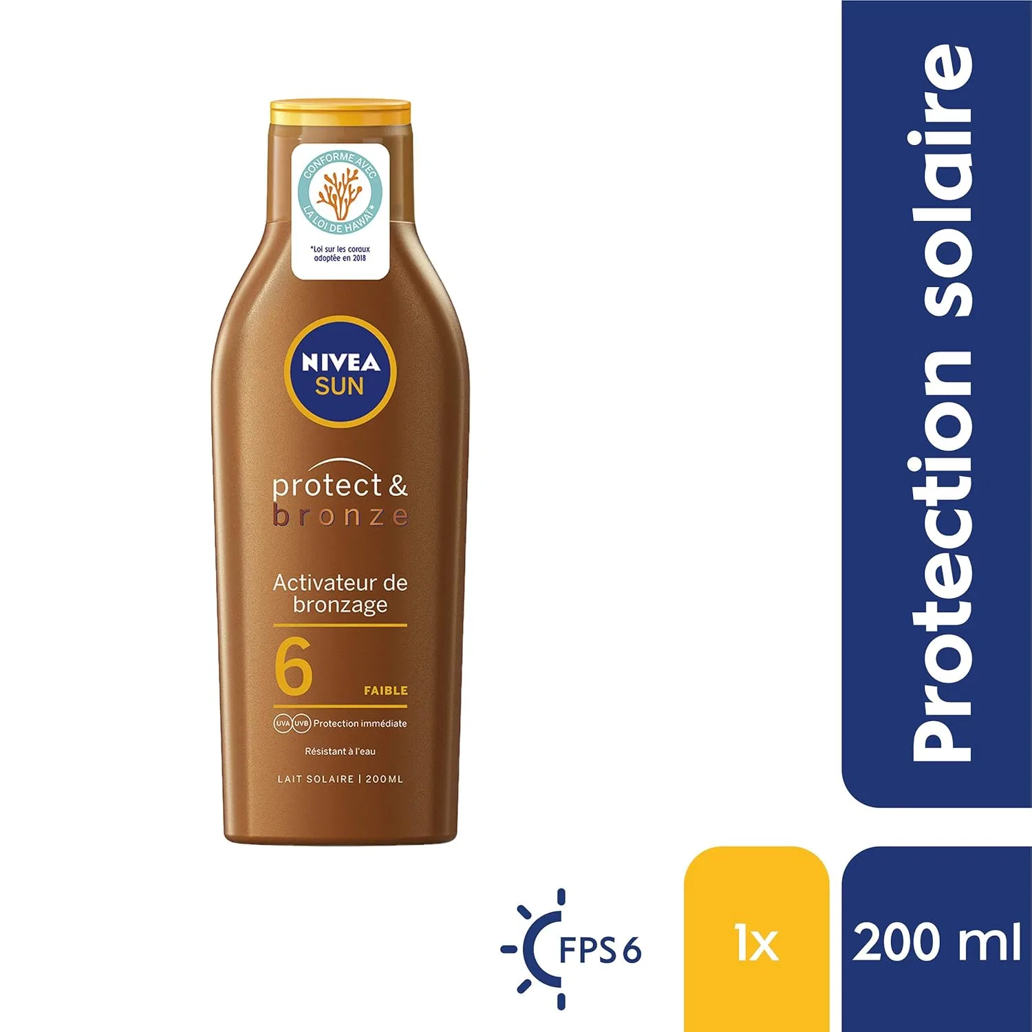 Солнцезащитный крем Nivea Sun Protect & Bronze с активатором загара SPF 6, 200 мл Nivea Sun — фото 2