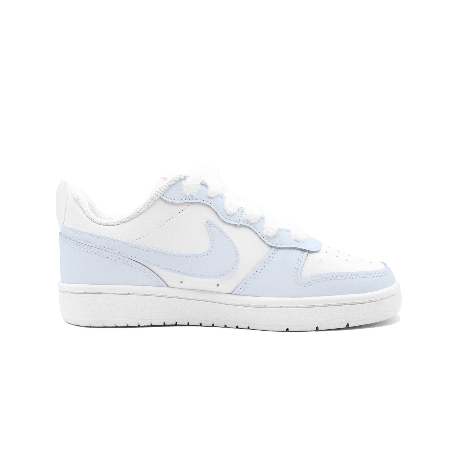 Кроссовки Court Borough 2 Low 2 с амортизацией, износостойкие, для детей и подростков Nike, синий — фото 2