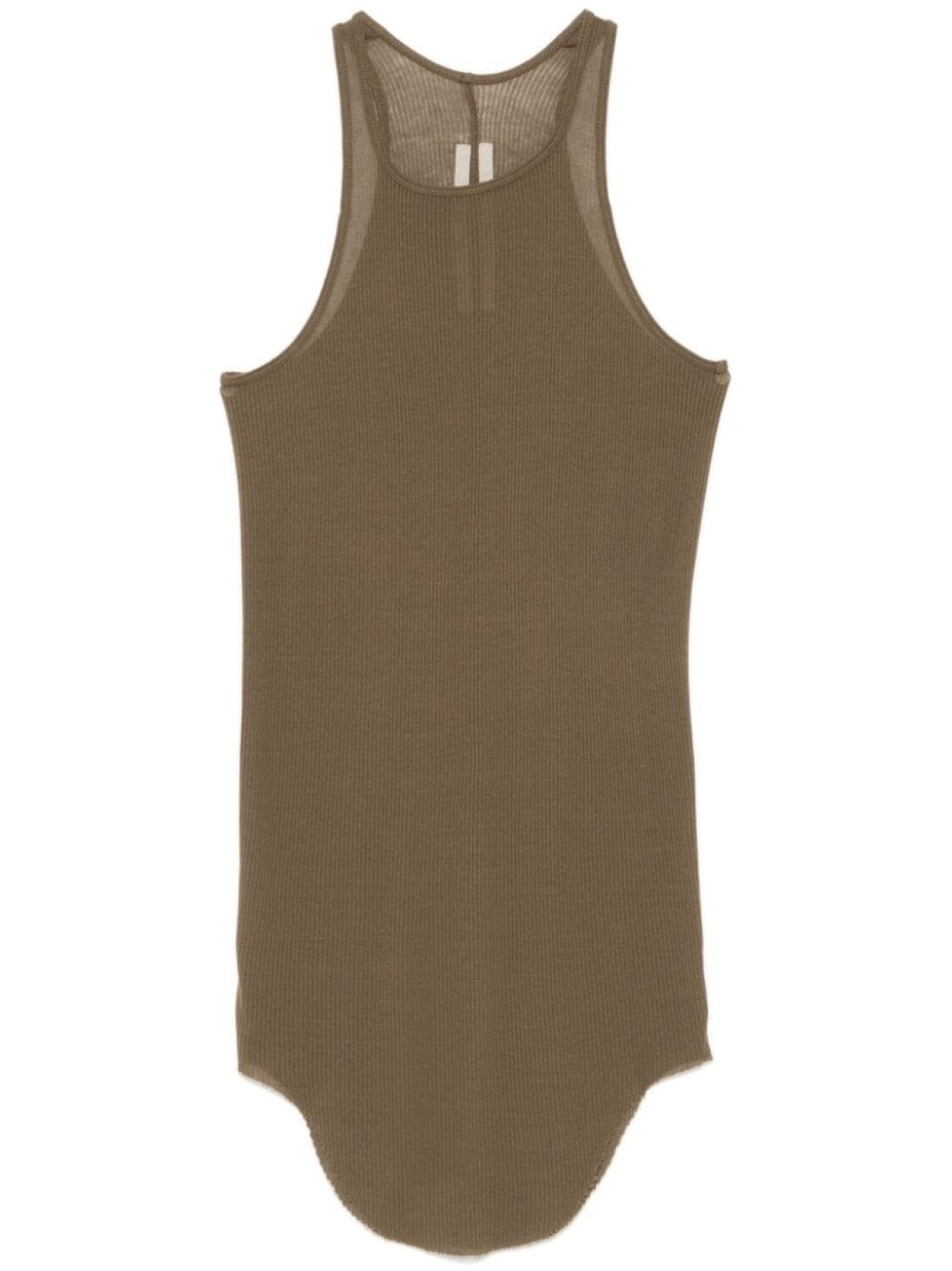 

Майка Rick Owens Basic Rib, коричневый