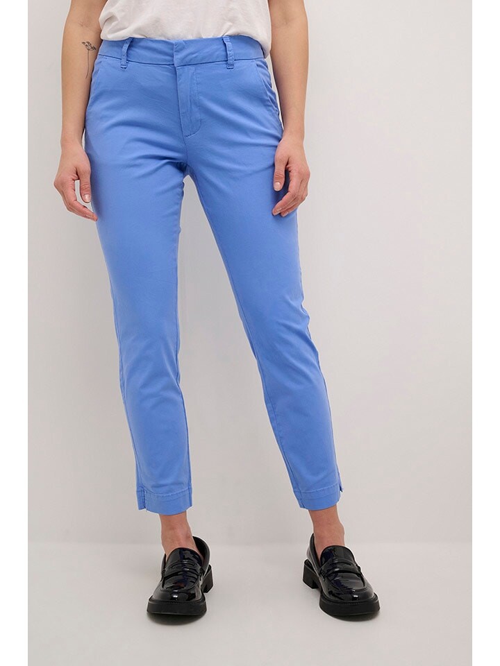 

Тканевые брюки Kaffe Chino, голубой