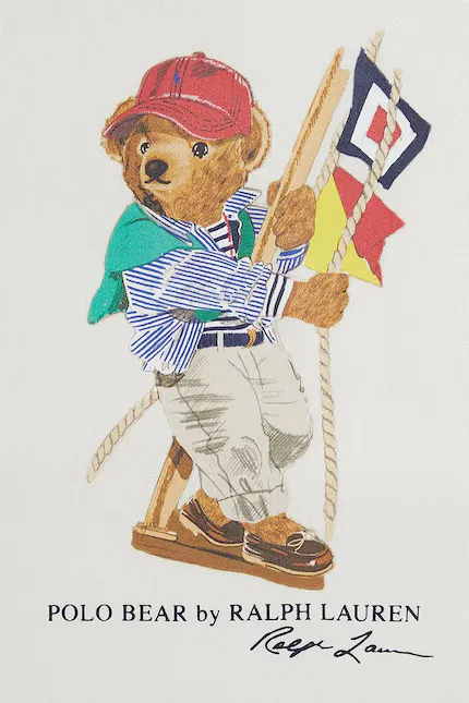 Худи детское Polo Ralph Lauren, белый — фото 3