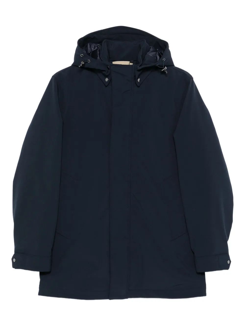 

Пальто с капюшоном WOOLRICH, синий