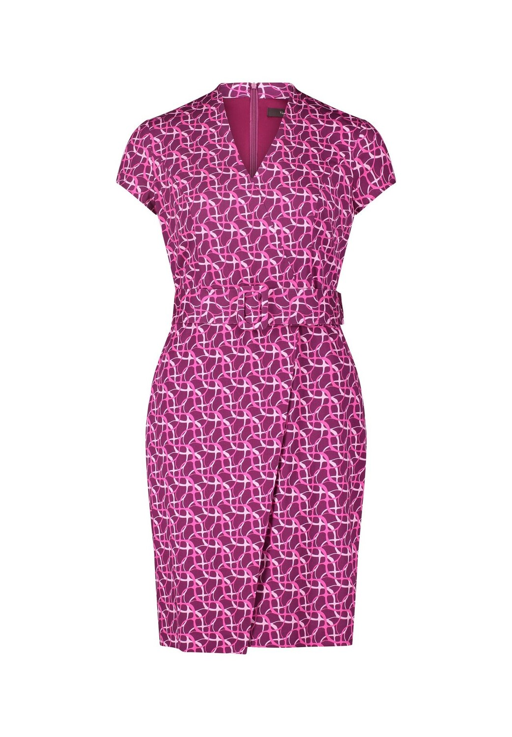 

Платье-футляр с короткими рукавами Vera Mont, цвет Purple Pink