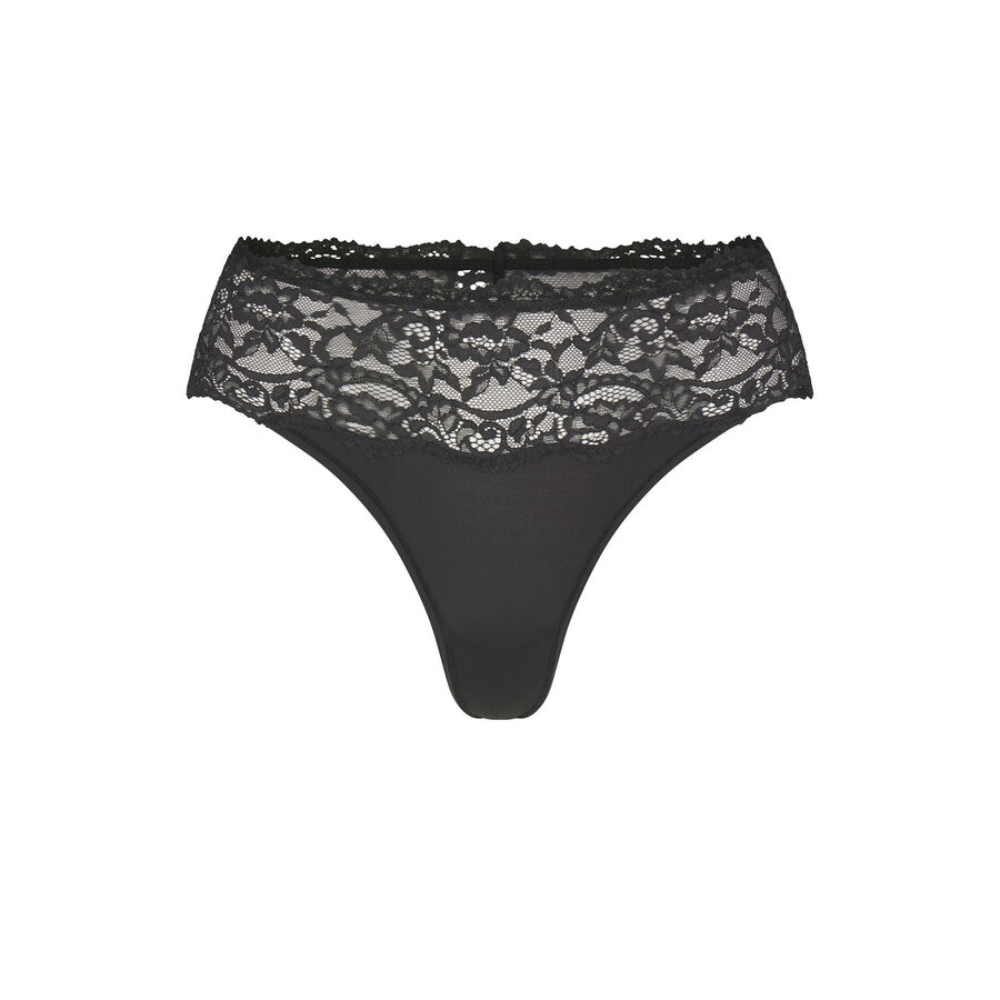 

Стринги SKIMS Fits Everybody Lace, цвет Onyx