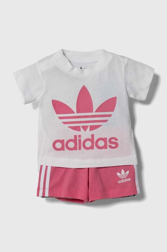 

adidas Originals Детский хлопковый комплект, розовый