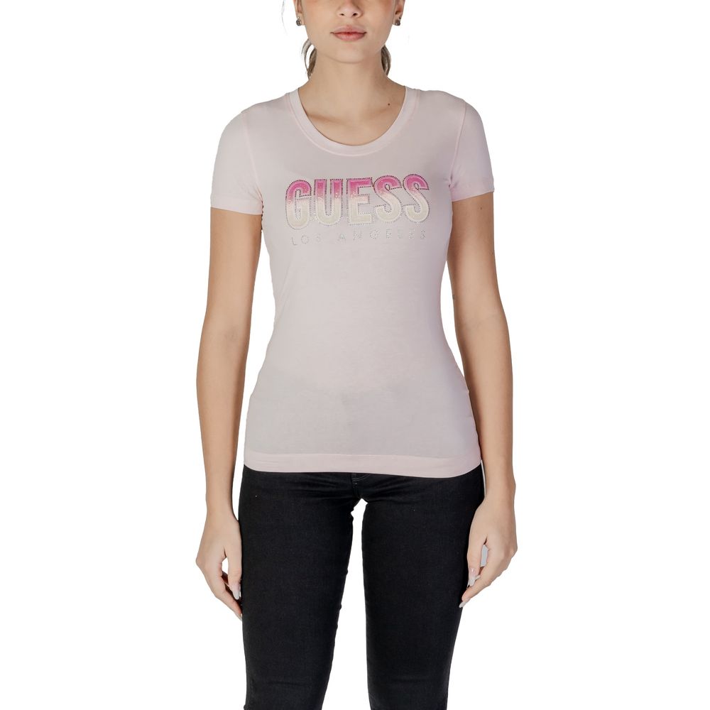 

Разноцветные хлопковые топ и футболка GUESS