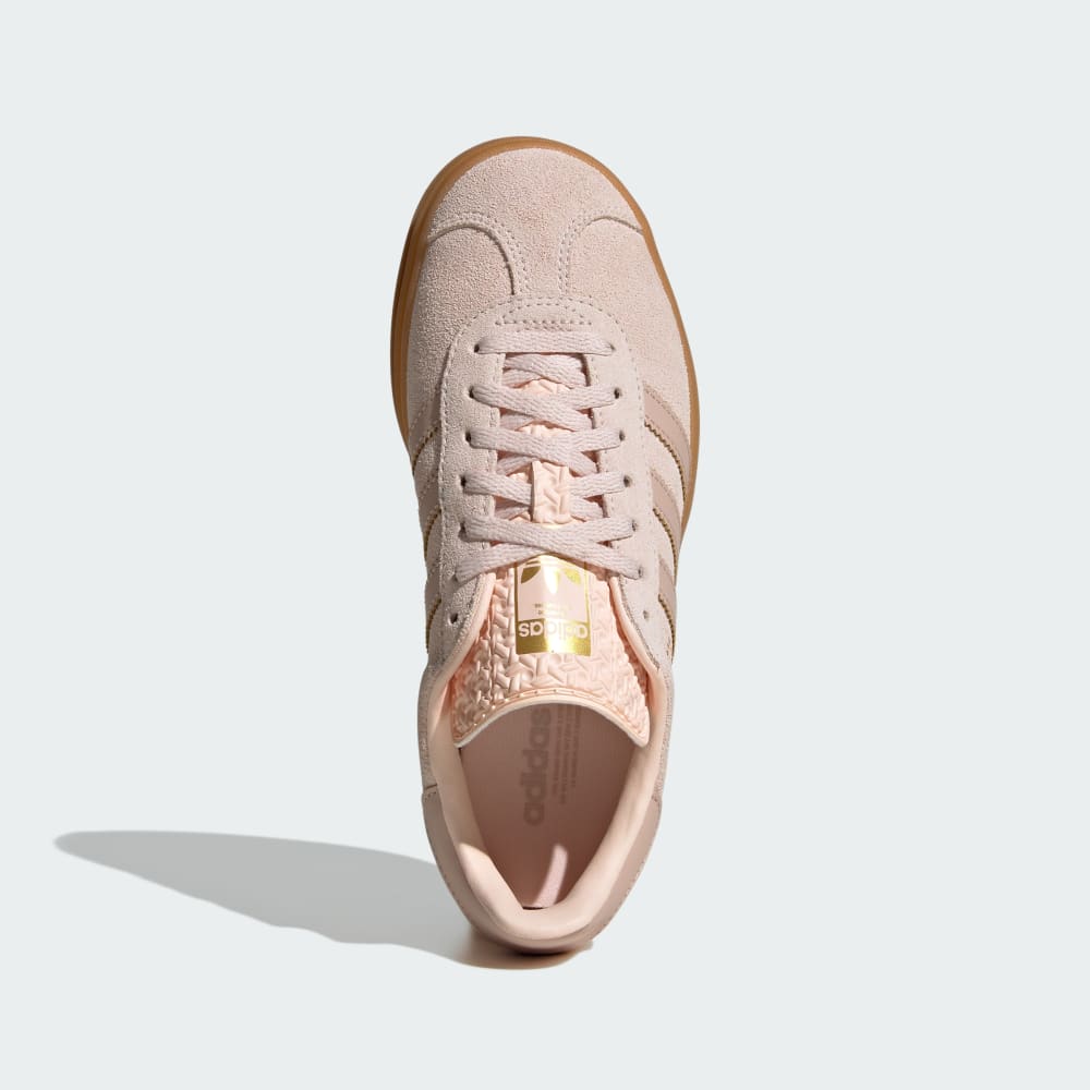 Кроссовки Adidas Gazelle Bold Shoes Kids, цвет Wonder Quartz/Wonder Taupe/Gum — фото 2