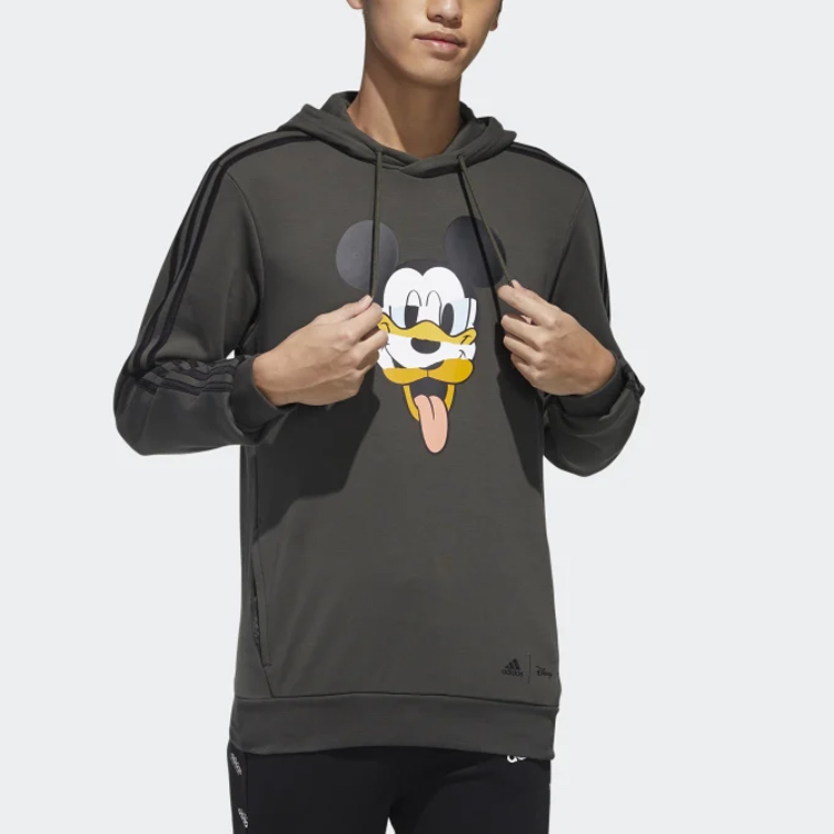 Disney X Толстовка Мужская Глубокий Землисто-Коричневый Adidas, Темный Землисто-Коричневый — фото 4