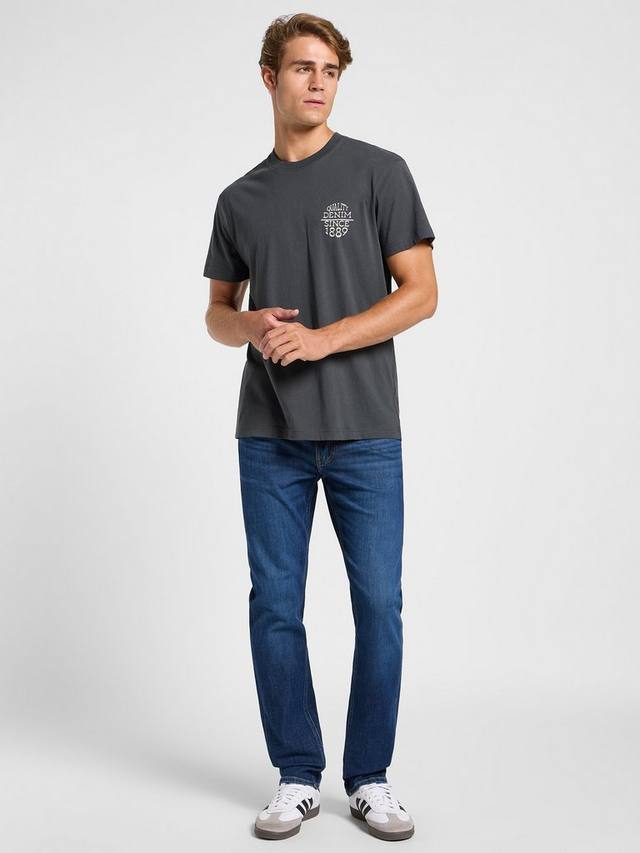 

Расслабленная футболка Lee, цвет Washed Black
