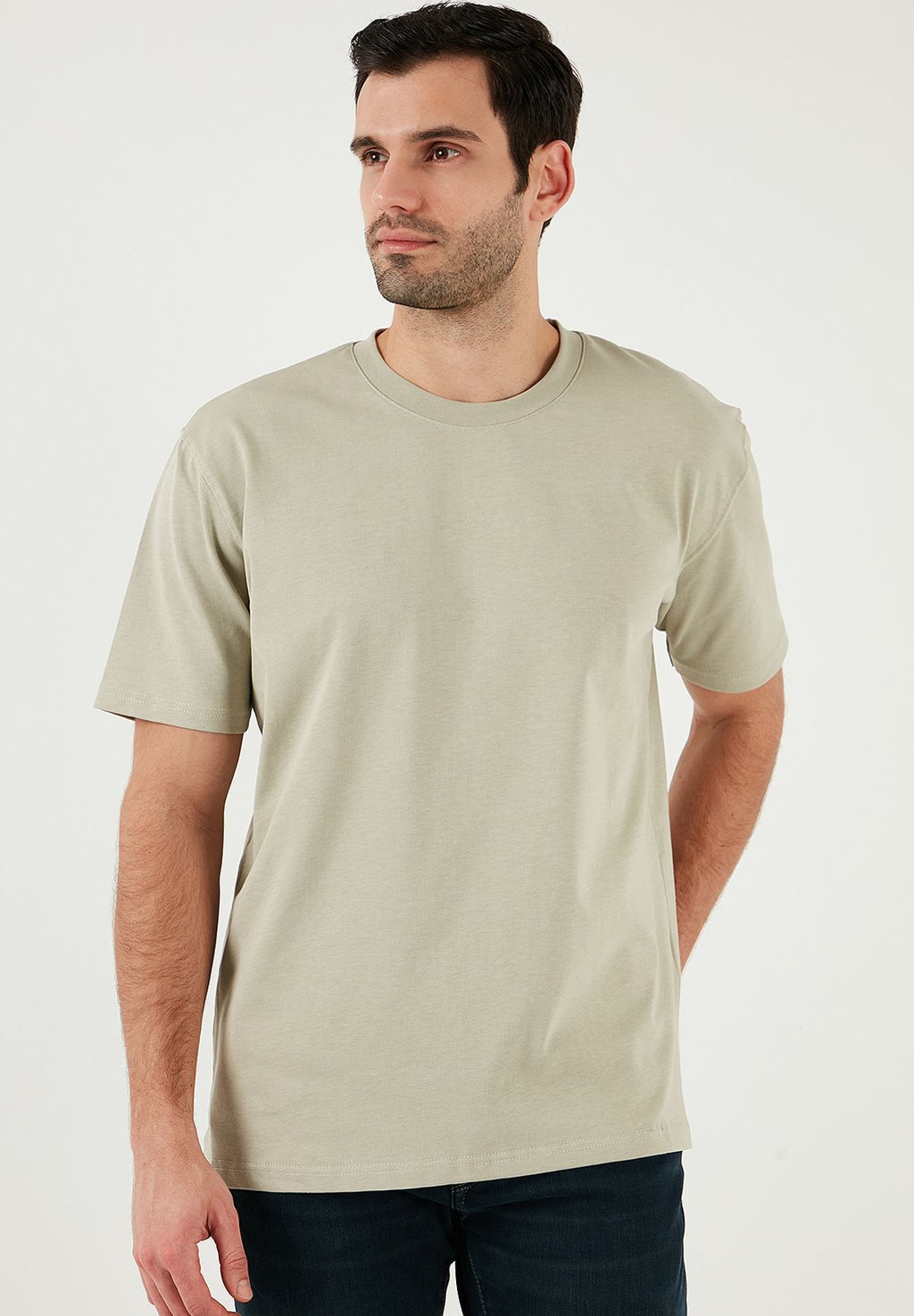 

Базовая футболка REGULAR FIT Buratti, цвет Stone