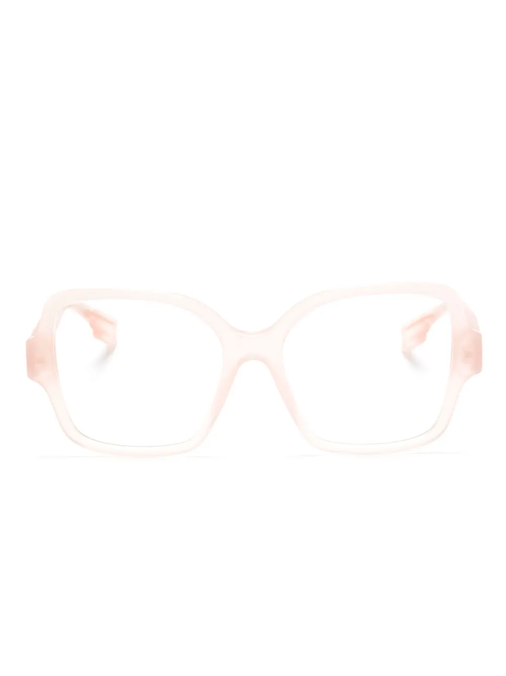 

Очки в массивной оправе Burberry Eyewear, розовый