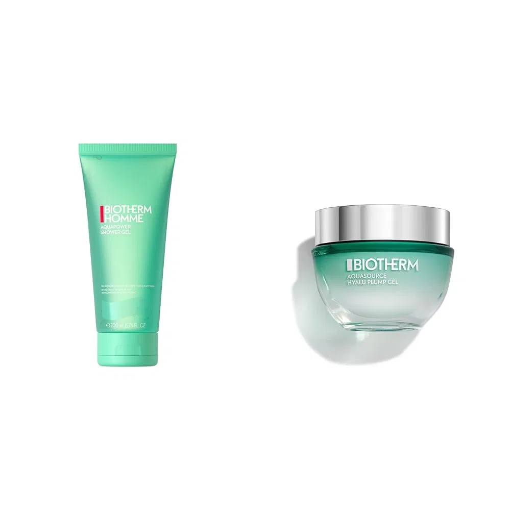 Набор Biotherm: гель для душа Aquapower 200 мл + гель Aquasource PNM 50 мл Biotherm