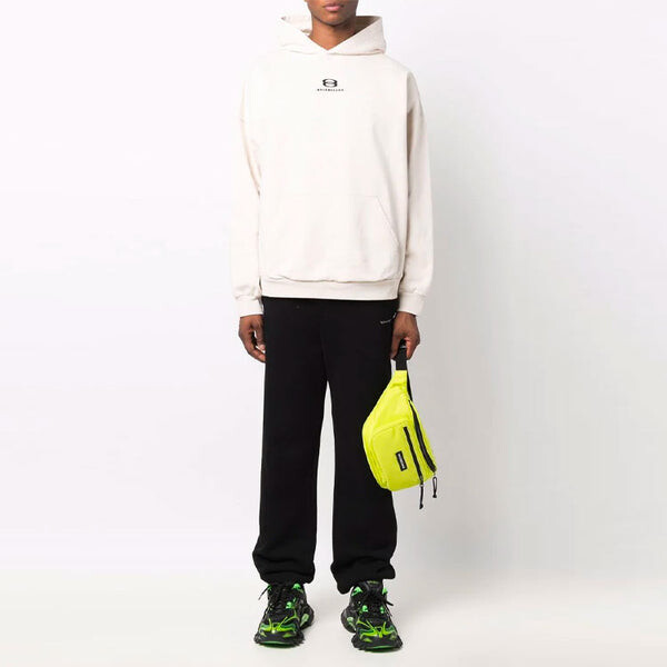 Толстовка unity hoodie wide fit 'light beige black' Balenciaga, бежевый — фото 2