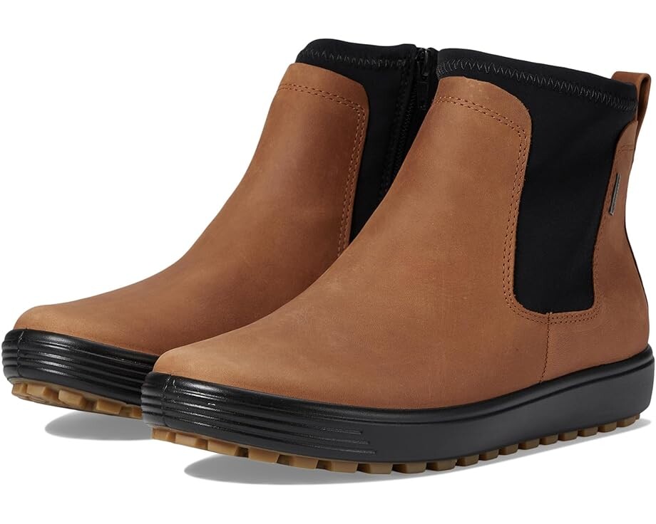 

Ботинки ECCO Soft 7 Tred GORE-TEX Waterproof Chelsea, цвет Sierra/Black