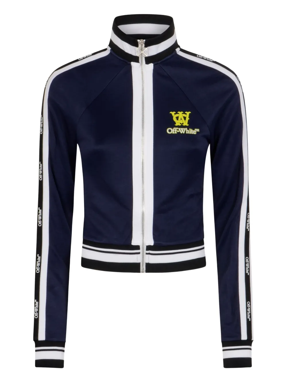 

Жакет на молнии в рубчик Off-White, синий