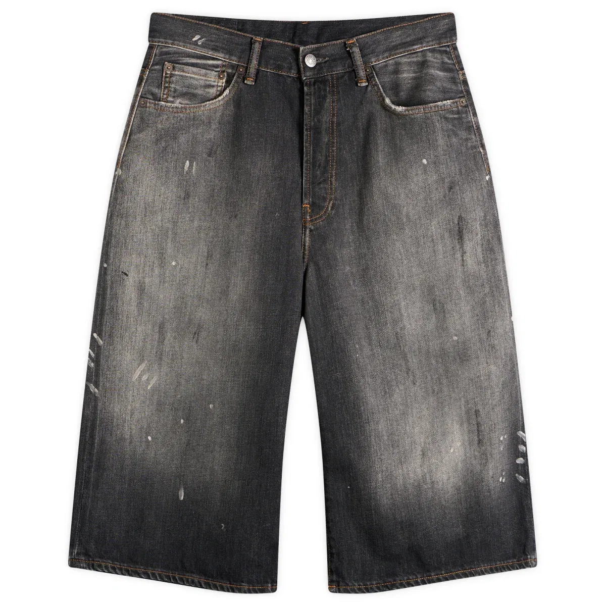 Шорты джинсовые свободного кроя Judda Acne Studios, Black