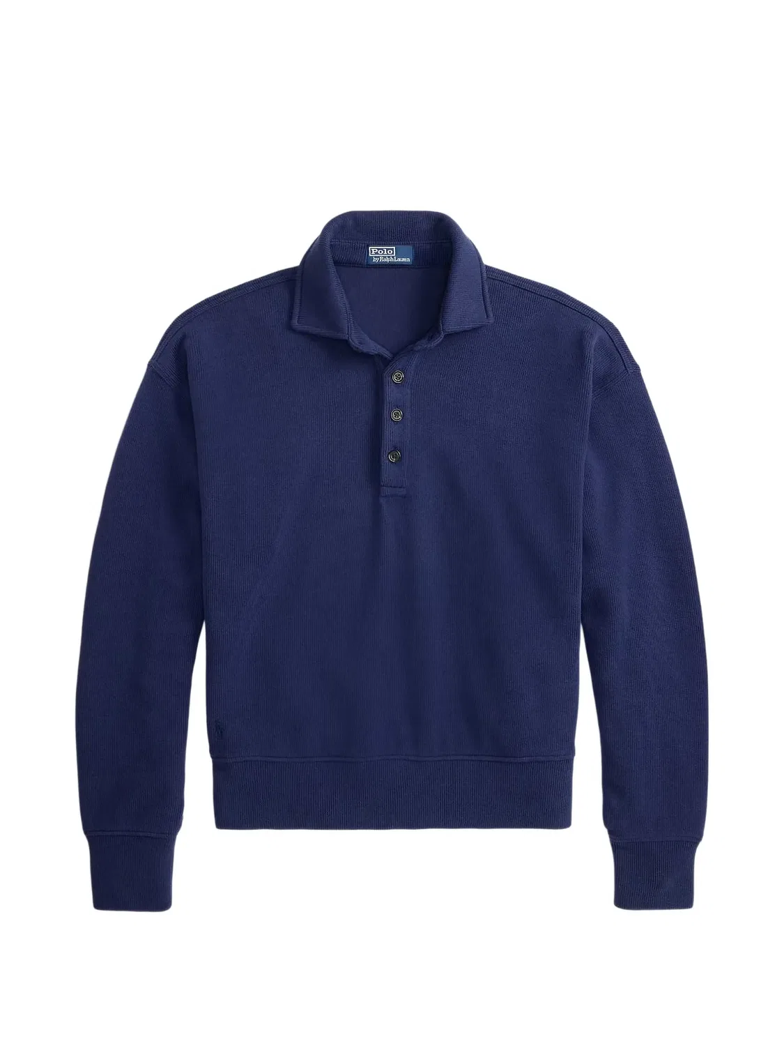 Polo Ralph Lauren Пуловер поло из хлопка синий