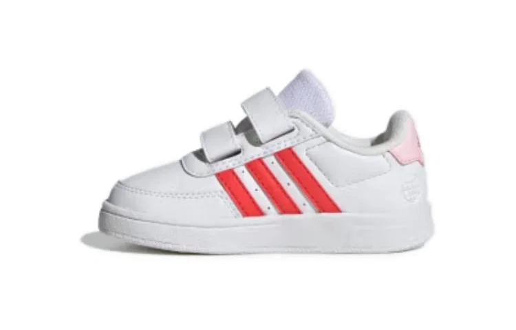 Детские кроссовки для мальчиков с низким верхом Adidas Breaknet 2.0, White Red