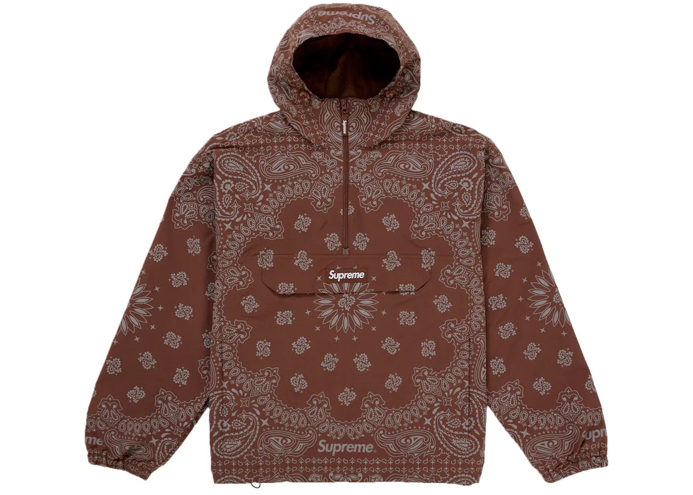 Мужская куртка-анорак с принтом Anorak Supreme, Brown