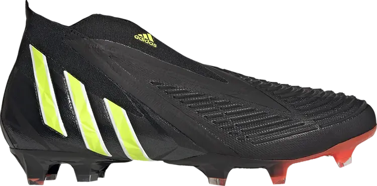 

Бутсы Adidas Predator Edge+ FG 'Black Team Solar Yellow', черный