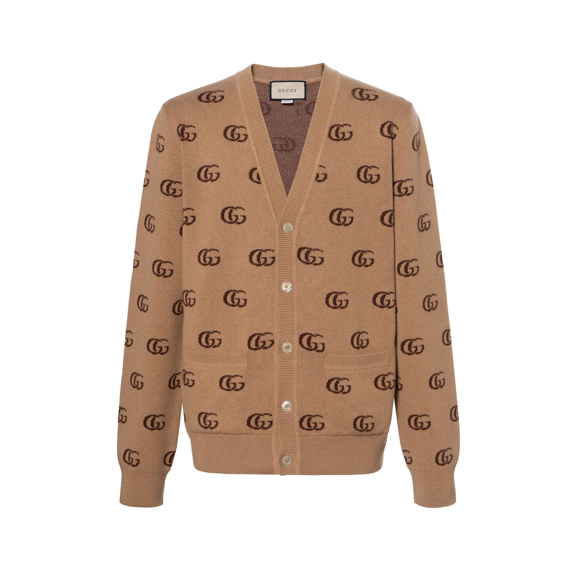 Свитер мужской GUCCI светло-коричневый