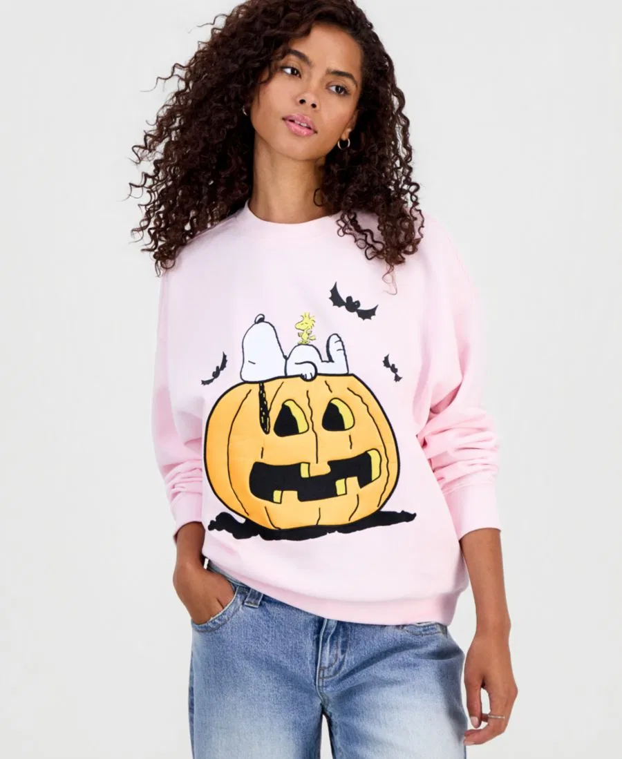 Свитшот с вышивкой Snoopy Pumpkin Peanuts, Ballet Slipper