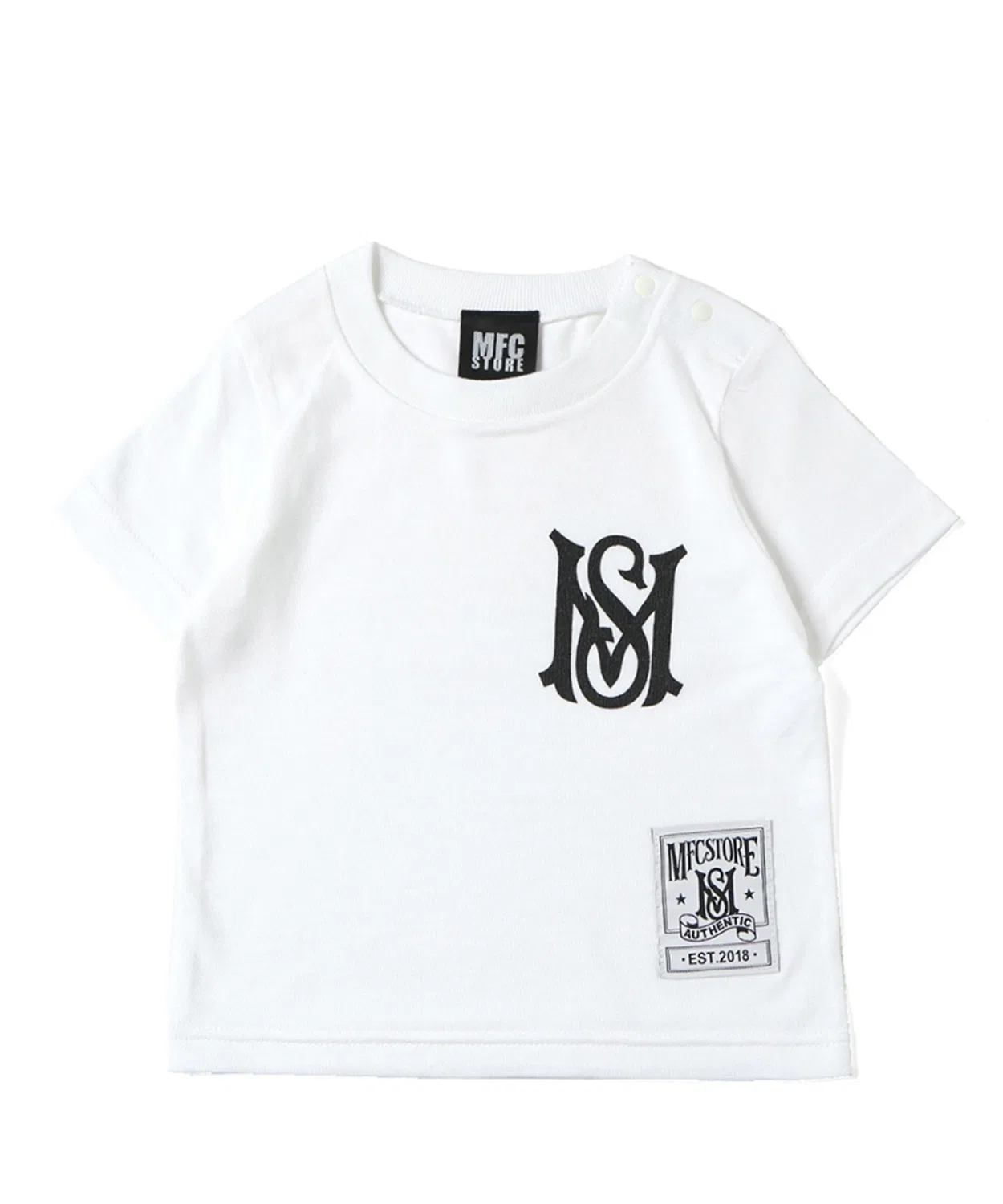Детская футболка с коротким рукавом MS LOGO MFC STORE, Белый