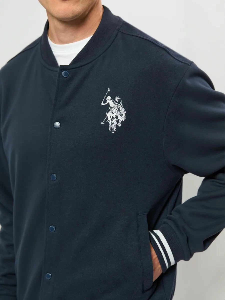 Куртка U.S. POLO ASSN. для межсезонья 'UMDillon' сапфирового цвета — фото 4
