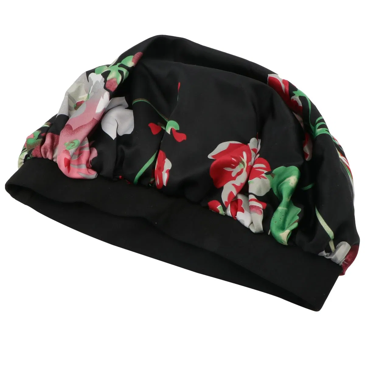 Шапочка для душа Satin, HOMSFOU, 31x31x1 см, Schwarz