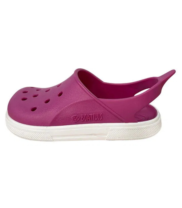 Детские сандалии из переработанных устриц Cloggy Junior Boatilus, Rosa — фото 3