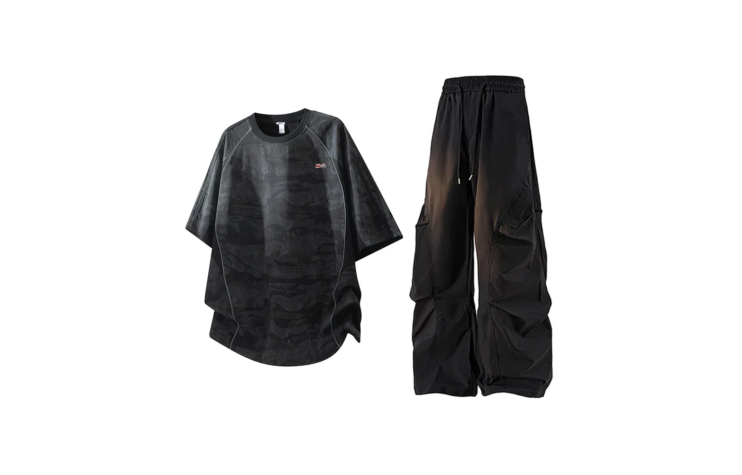 Детский спортивный комплект в стиле хип-хоп, с камуфляжным принтом, Casual Sportswear Unisex, WARRIOR