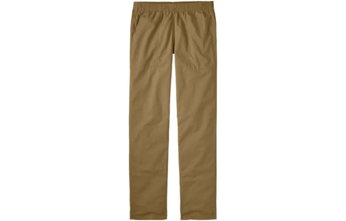 Мужские повседневные брюки прямого кроя Patagonia Funhoggers, Feather Gray/PLGY — фото 4