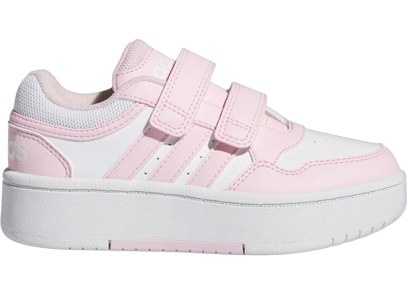 Детские кроссовки с перфорацией Adidas Hoops 3.0 Bold, Cloud White Clear Pink