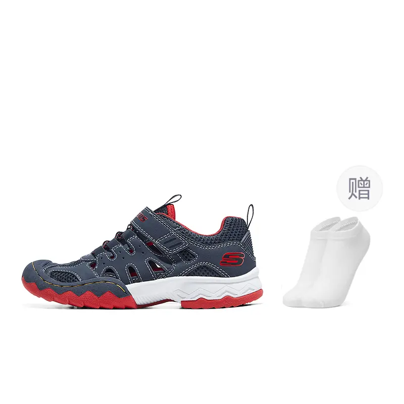 

Skechers Kids Сандалии Little Body Armor 2.0, износостойкие, дышащие, нескользящие, низкие, цвет морской волны/синий, детские