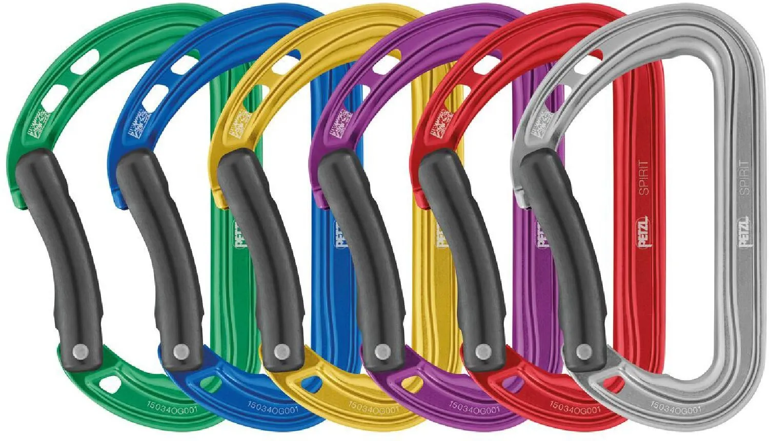 

Духовный изогнутый карабин с защелкой - упаковка 6 штук Petzl, Assorted