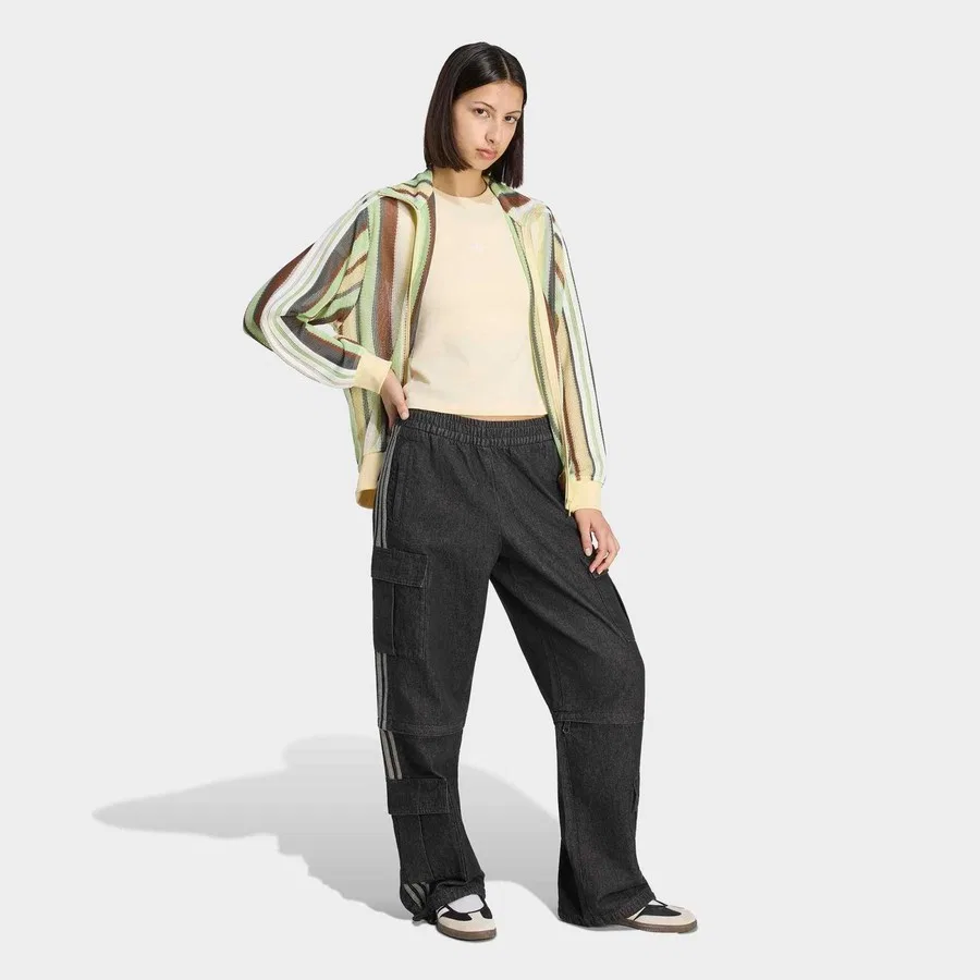 Женская куртка с принтом Summer Glow Knitted Firebird adidas, Разноцветный — фото 3