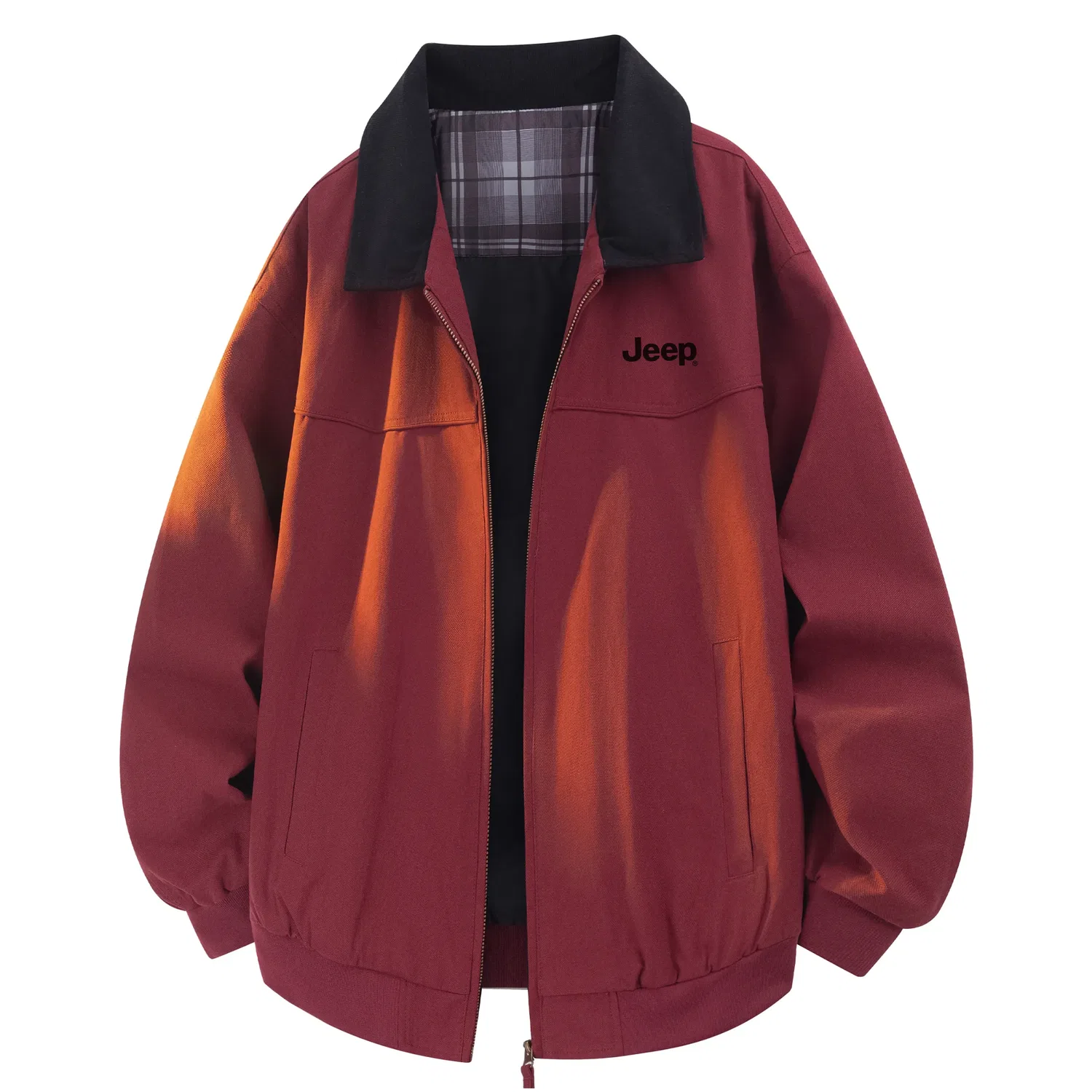 Детская куртка-трапеция повседневная Jeep, Berry Red