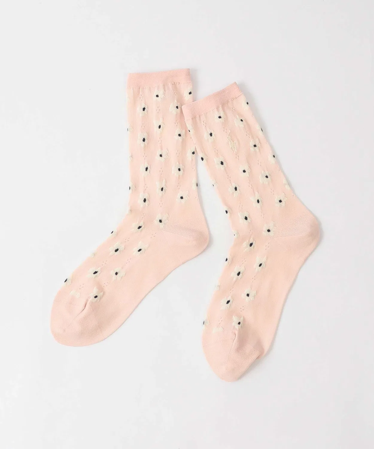 Женские носки с цветочным принтом POLO RALPH LAUREN, Salmon Pink